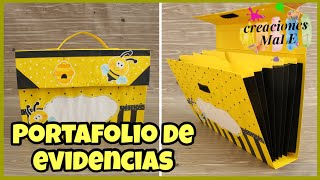 PORTAFOLIO DE EVIDENCIA PASO A PASO CON UNA CAJA DE CEREAL DIY [upl. by Boylston247]