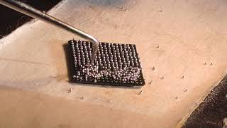 BGA reballing and soldering Xilinx IC How to reball without BGA stencil [upl. by Aleunam]