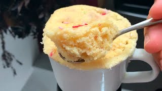 Vanilla mug cake in 1 minute [upl. by Cymbre935]