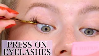 Press On Lashes  NO GLUE [upl. by Suivatco128]