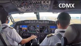 Increíble vista llegando a la Ciudad de México en un Boeing 737 MAX [upl. by Shirk]