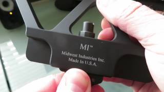 Midwest Industries AK side scope mount [upl. by Marlyn]