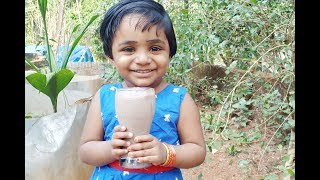 ഇത് ഇവള്‍ ഉണ്ടാക്കിയതാBANANA CHOCOLATE SMOOTHIE [upl. by Atnek]