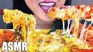 ASMR CHEESY KING CRAB FIRE NOODLES  ASMR Phan [upl. by Icul464]