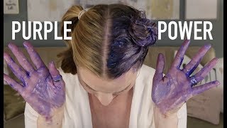 PURPLE SHAMPOO Brassy Hair BEFORE amp AFTER  skip2mylou [upl. by Madelina]