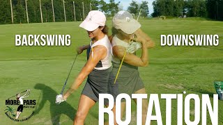 How to Rotate Backswing amp Downswing [upl. by Monica683]