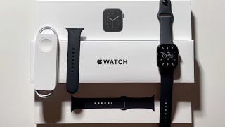 Apple Watch SE Unboxing Space Grey Aluminum 44mm [upl. by Omrelliug928]