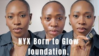 NYX Professional Makeup Born to Glow Radiant Foundation [upl. by Ecirtahs724]