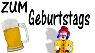 Geburtstagslied lustig Deutsch  Happy birthday song lustig [upl. by Aracahs]