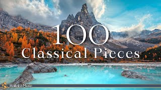 Top 100 Classical Music Pieces [upl. by Nohs]