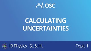 Calculating uncertainties IB Physics SLHL [upl. by Nerrawed601]