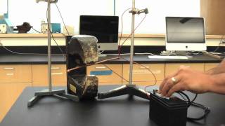 Force on a Current Carrying Wire in a Magnetic field [upl. by Alegnaed691]