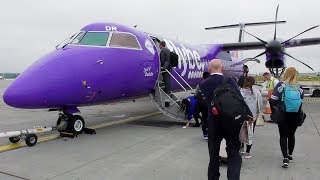 FlyBe Dash 8 Q400 Edinburgh to Manchester  Full Flight [upl. by Tierell610]