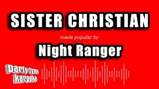 Night Ranger  Sister Christian Karaoke Version [upl. by Elem946]