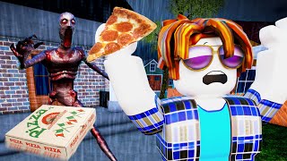 ROBLOX HAUNTED PIZZA DELIVERY [upl. by Mlehliw]