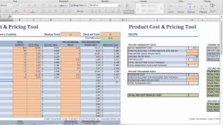 Food Product Cost amp Pricing Tutorial [upl. by Rehteh]