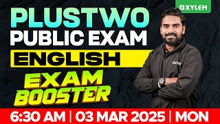 Plus Two Public Exam English  Exam Booster  Xylem Plus Two [upl. by Grantland]