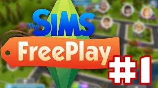 The Sims FreePlay  Gameplay Walkthrough Part 1  House Warming [upl. by Gutow]