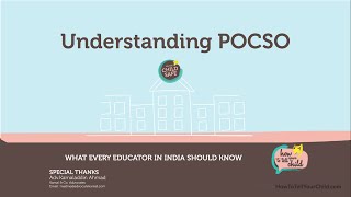 Understanding POCSO for Educators [upl. by Tenneb]