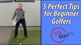 The 5 Best Tips for Beginner Golfers [upl. by Natka]