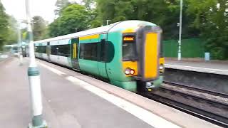 Southern Class 377 Departing Lingfield Station [upl. by Tomkiel962]