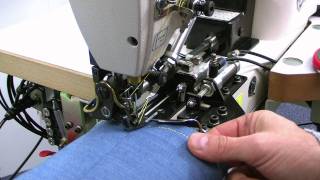 Global US models Sewing machines for the jeans production industry [upl. by Malachi147]