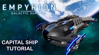 HOW TO BUILD A CAPITAL SHIP  Empyrion Galactic Survival [upl. by Medea856]