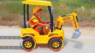 Funny stories about Tractor Backhoe [upl. by Bocaj]