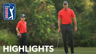 Tiger and Charlie Woods’ team highlights from PNC Championship  2020 [upl. by Korff537]