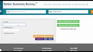 How to log in to your BBB Business Profile [upl. by Pulling651]