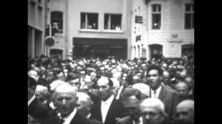 Echternach  springprozession  procession dansante 1950  Luxembourg [upl. by Einned]