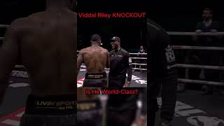 Viddal Riley KNOCKOUT Return shorts boxing [upl. by Aura]