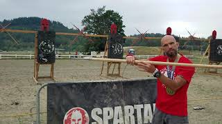 Spartan Race Spear Throw The Secret To Landing It [upl. by Cordi359]