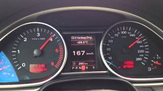 Audi Q7 30 Tdi acceleration 0200 [upl. by Refeinnej367]