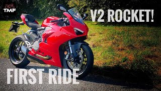 2020 Ducati Panigale V2 Review  First Ride [upl. by Ednarb]