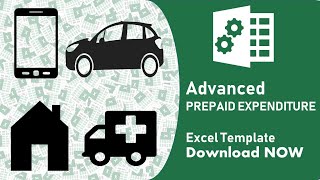 How to Prepare Prepaid Expenditure Amortization Template in Excel Download [upl. by Artenek]