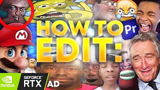 How To Edit 21st Century Humour Memes Premiere Pro [upl. by Eniamerej748]