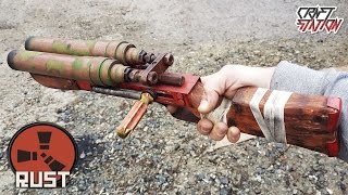 How to make a Double Barrel Shotgun from RUST DIY [upl. by Nady]