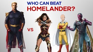 Who can Beat Homelander [upl. by Ahsiruam]