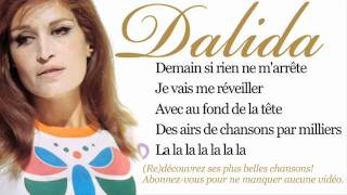 Dalida  Je pars  Paroles Lyrics [upl. by Slaughter]