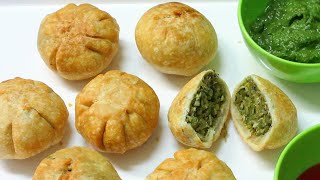 ToovarTuar Lilva amp Matar Kachori  Gujarati Stuffed Lilva Kachori  Tea Time Snacks Recipe [upl. by Nirmak]