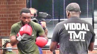 UKs HOTTEST prospect Viddal Riley killing the pads at Mike Tysons Ranch [upl. by Aed]