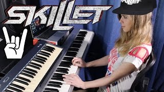 Skillet  Comatose  keyboard cover by Mary Light [upl. by Imeaj468]