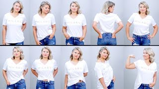 10 DIFFERENT WAYS TO WEAR A TSHIRT  Milabu [upl. by Ojillek278]