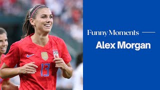 Alex Morgan Funny Moments [upl. by Atnohsal]