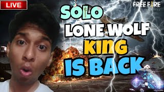 Free Fire Live 🔴 Lone Wolf King 🥴Yanva Gaming 😁 With Comeback Challenge 😂 ff freefire YanvaGaming [upl. by Cristie]