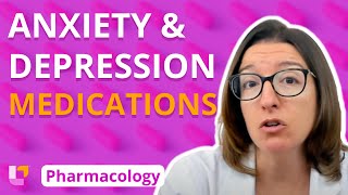 Medications for Anxiety and Depression  Pharmacology  Nervous System  LevelUpRN [upl. by Miguela]