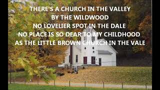 THE CHURCH IN THE WILDWOOD lyrics [upl. by Eramal]