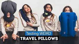 testing WEIRD travel PILLOWS [upl. by Saidnac735]