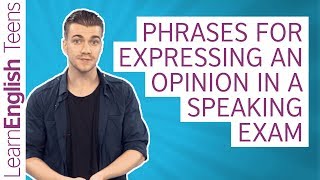 Phrases for expressing an opinion [upl. by Rowell]